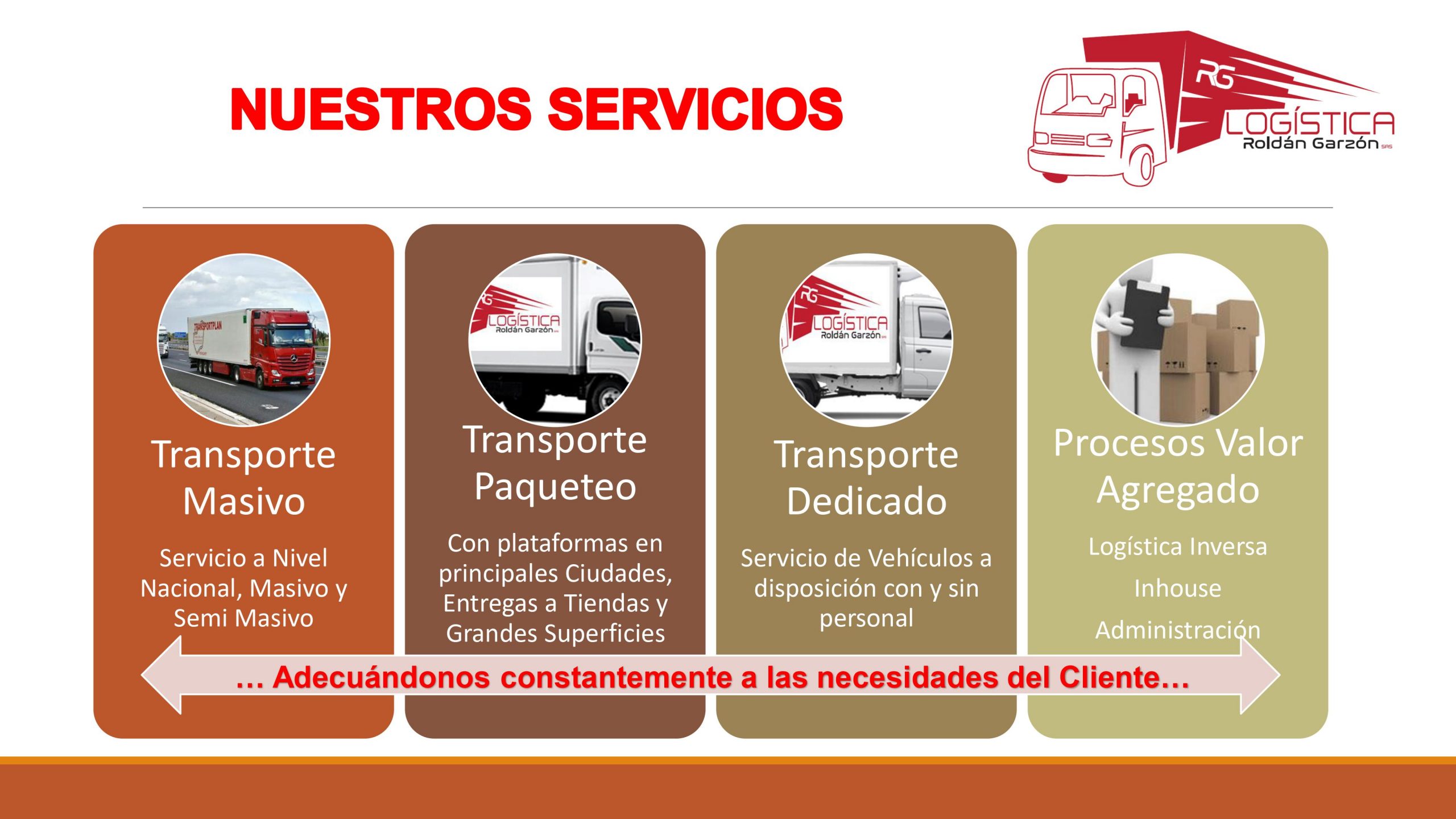 Prestamos servicios de logística integral.